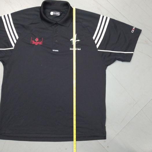 FREE POST Kildare (XL) GAA Polo Shirt O'Neills Jersey Gaelic Football Hurling Camogie Black Cil Dara Extra Large Vintage Retro