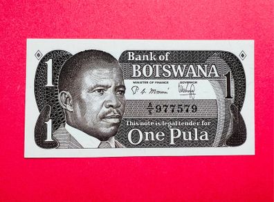 Botswana  1 Pula  1983. Pick  6  SCARCE  ( Uncirculated )