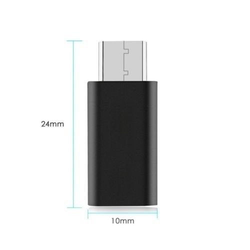 2PCS - [Micro USB (Female) to USB-C (Male) Charger/Sync Convertor/Adapter] (Brand New/Warranty)