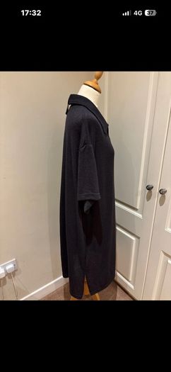 H&M deep grey dress size 16 - new