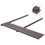 WPC Solid Decking Boards with Accessories 30m SQ 2.2m Dark Brown Image 3