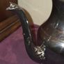 Silver Plated Floral Footed Teapot Image 4