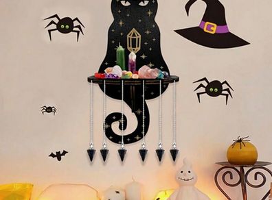 Witchy Cat House Decoration - nice gift + other designs available