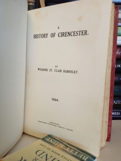 A History of Cirencester by Welbore St. Clair Baddeley (LP122)