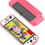 Ergo Grip Case for Nintendo Switch OLED, Soft Protective TPU Silicone Back Cover Image 2