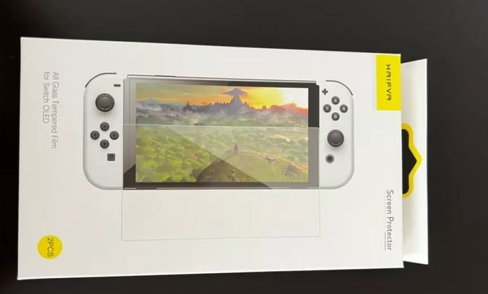 Nintendo Switch OLED 2 Piece Tempered Glass Screen Protector
