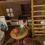 Sylvanian cottage and rainbow nursery bus with extras Image 10