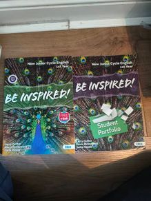 Be Inspired 1st year English textbook and activity book