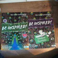 Be Inspired 1st year English textbook and activity book