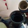 Louis Mulcahy Studio Pottery Dingle Ireland Tealicious Large Blue Glaze Tea Pot Image 4