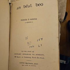 AN BEAL BEO. BY THOMAS O MAILLE. Paperback in poor condition.  See photos for same.