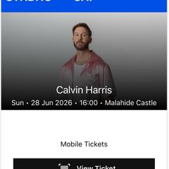 Calvin Harris Ticket