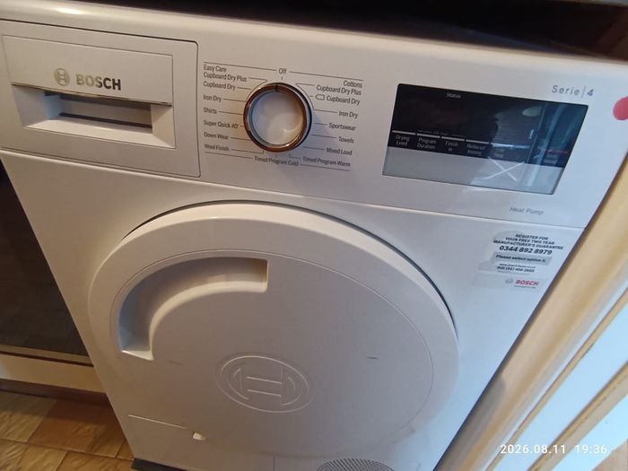 Bosch tumble dryer series 4 - white
