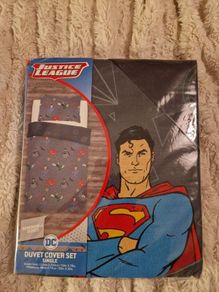 Justice league single duvet cover
