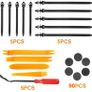 925Pcs Car Bumper Retainer Clips Plastic Rivets Fasteners Tailgate Handle Rod Clip, 26 Most Popular Sizes Auto Push Pin Rivets Set- Door Trim Panel Fender Clips for GM Ford Toyota Honda Chrysler (FREE POSTAGE) Image 3