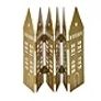 LED Folding Row of Golden Houses Christmas Decoration 44 x 17cm H. Image 3