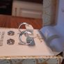 2 pairs Earrings Silver Cubic Zirconia Image 3