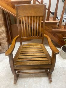 Beautiful Very Solid Wooden Rocking Chair - Can Deliver