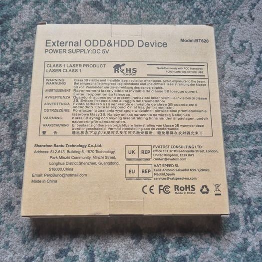 PeroBuno External DVD/CD disc drive