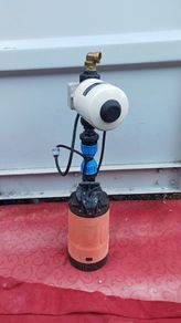 Pedrollo TopMulti negative submersible water pump with Presflo Multi  electronic pump controller  made in Italy
