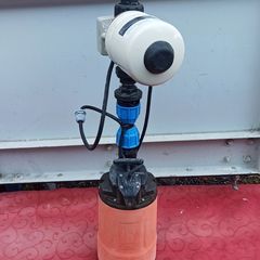 Pedrollo TopMulti negative submersible water pump with Presflo Multi  electronic pump controller  made in Italy