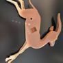 Rare Bossons Fraser Art Leaping Gazelle Wall Plaque 1970s Vintage Image 8