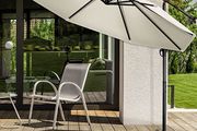 Parasol, Diameter 300 cm with Crank, Cantilever Parasol with Stand, Garden Parasol, UV Protection, Aluminium, Crank Parasol, Market Parasol,
