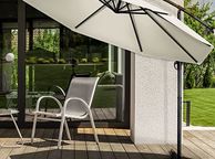 main image for ad Parasol, Diameter 300 cm with Crank, Cantilever Parasol with Stand, Garden Parasol, UV Protection, Aluminium, Crank Parasol, Market Parasol,