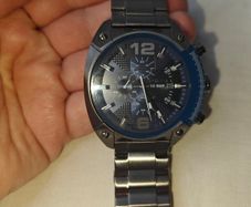 Diesel DZ-4412 Chronograph Watch - Gunmetal (New Battery)