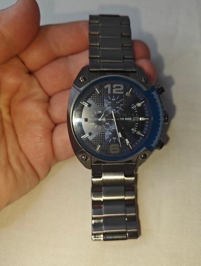 Diesel DZ-4412 Chronograph Watch - Gunmetal (New Battery)