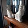 vintage pair ofStaffordshire WallyDogs Image 7