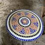Mosaic bistro table - round garden table Image 2
