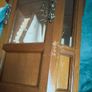Vintage wooden tabletop jewelry armoire Image 5