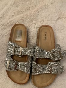 Silver  sandals Price Drop