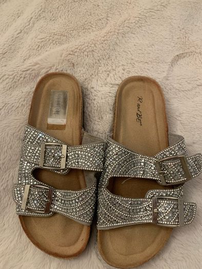 Silver  sandals Price Drop