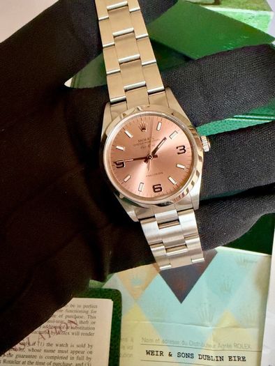 Rolex Air King pink 34mm
