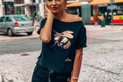 Top black ,  High Quality Clothes from Hola Boutique