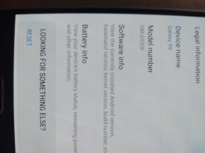 Samsung Galaxy S6, Model No SM-G920F, 32GB, 3GB Ram, in excellent condition