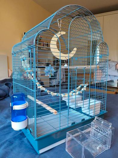 New Parrot/bird Cage Starter Kit + Tons of Accessories