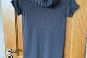 Mexx Women's Short  Sleeve Knitted Grey Dress / Tunic
