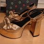 Gold Platform Sandals Image 2