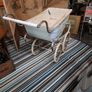 Antique Silver Cross Dolls Pram Image 4