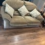 Green 2 seater couch Image 3