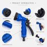 100FT Expandable Garden Hose Pipe,Flexible Expanding Magic Hose with 3/4", 1/2" Fittings,Garden Hose with 7 Function Spray Nozzle Image 3