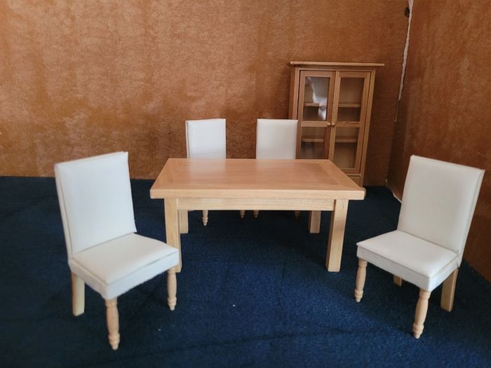Dolls house furniture - Sitting room pine