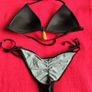 Grey Ruched bum Bikini, size M Image 4