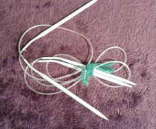 Two Circular Knitting Needles