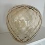 Glass Ceiling Light Shade In Prestine Vintage Condition. Stunning Gold / Amber Hue Colouring. Beautiful Image 10