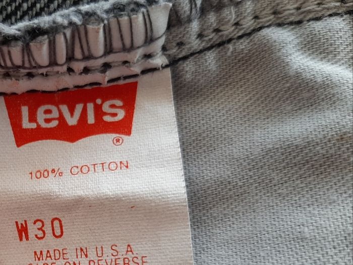 Vintage Levis black shorts