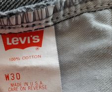 Vintage Levis black shorts